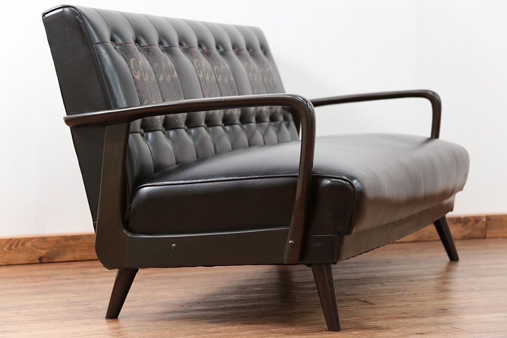 1960年代 美品 ミッドセンチュリー レトロな3Pソファ