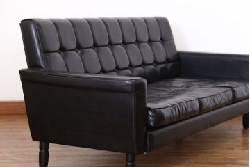 レトロ家具　1960〜70年代  レトロな3Pソファ