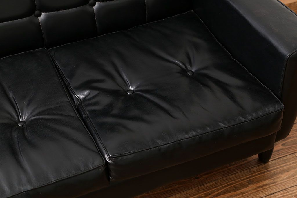 レトロ家具　1960〜70年代  レトロな3Pソファ