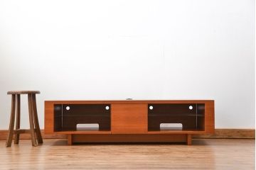 中古　インテリアショップ　リアルスタイル製(Real Style)チェリー材テレビボード(TVボード、ローボード)