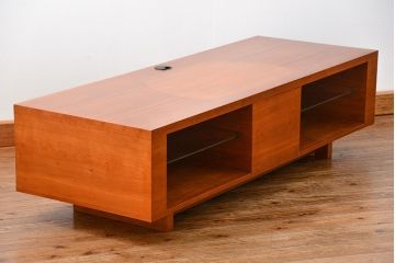 中古　インテリアショップ　リアルスタイル製(Real Style)チェリー材テレビボード(TVボード、ローボード)