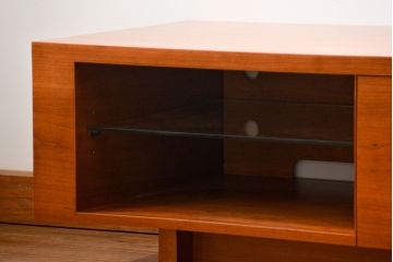 中古　インテリアショップ　リアルスタイル製(Real Style)チェリー材テレビボード(TVボード、ローボード)