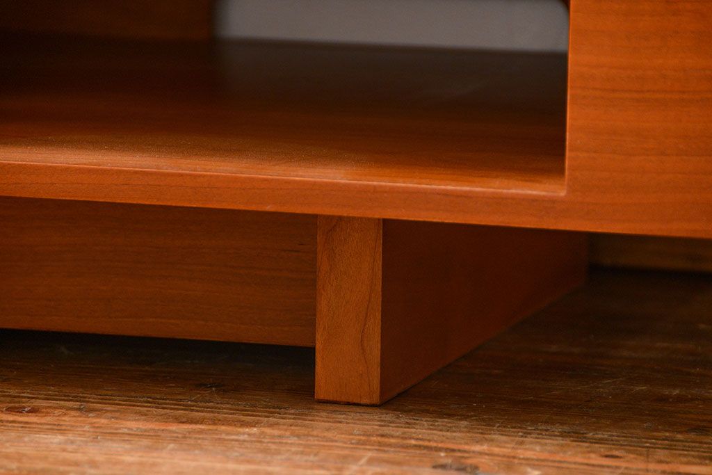 中古　インテリアショップ　リアルスタイル製(Real Style)チェリー材テレビボード(TVボード、ローボード)