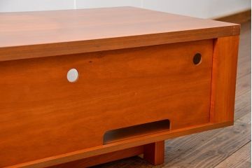 中古　インテリアショップ　リアルスタイル製(Real Style)チェリー材テレビボード(TVボード、ローボード)