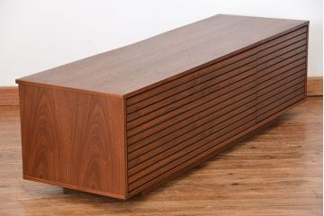 中古 広松木工製 ウォールナットテレビボード 定価11万円 (TVボード、ローボード)