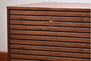 中古 広松木工製 ウォールナットテレビボード 定価11万円 (TVボード、ローボード)