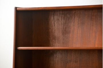 中古　北欧デザイン チーク材ブックシェルフ(オープンラック、本棚)