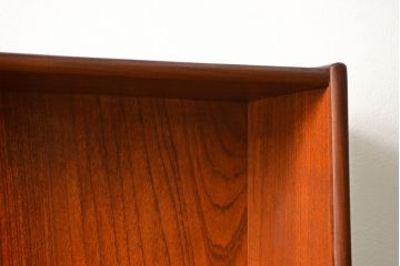 中古　北欧デザイン チーク材ブックシェルフ(オープンラック、本棚)