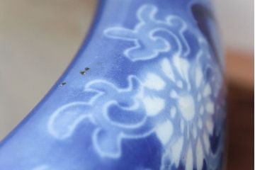 アンティーク雑貨　大正〜昭和初期!　図柄の美しい瀬戸火鉢