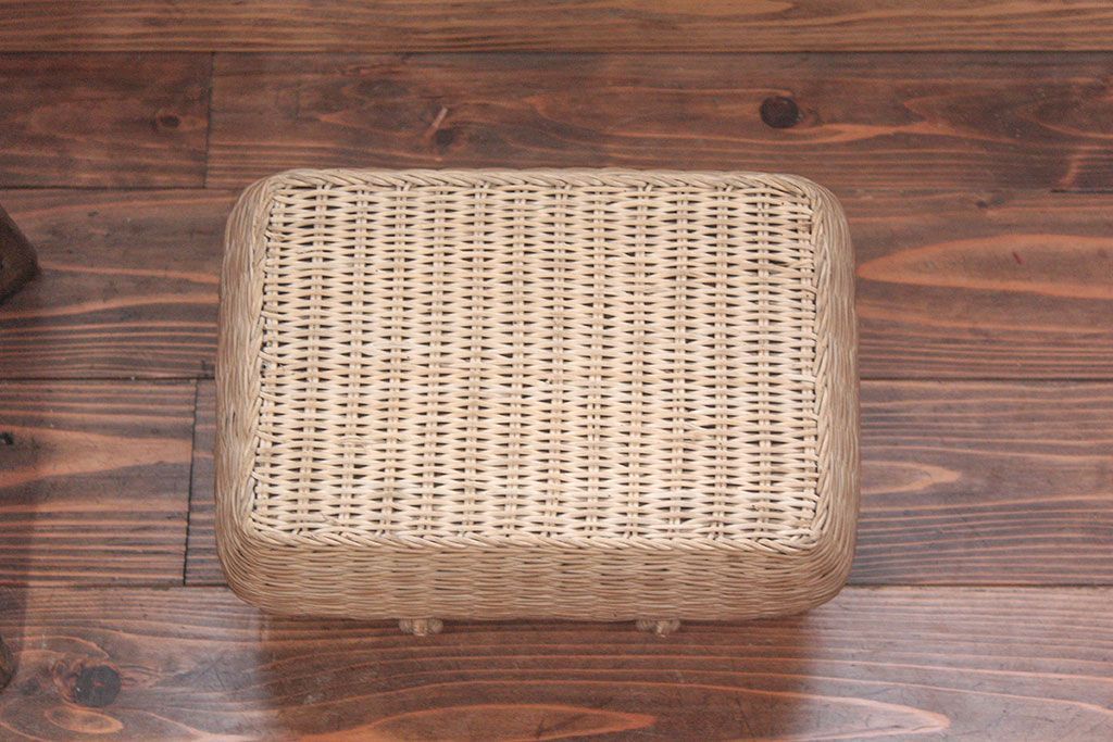 アンティーク雑貨　アンティーク 古いバスケット/ブラウン(レトロ、かごバック、鞄)