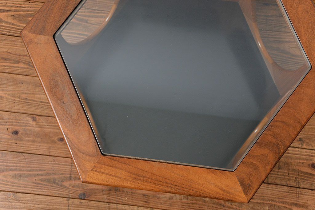 北欧家具 ビンテージ　G-PLAN(ジープラン)ヘキサゴンセンターテーブル(コーヒーテーブル)