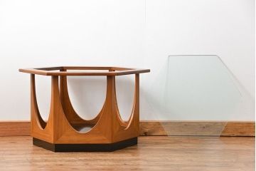 北欧家具 ビンテージ　G-PLAN(ジープラン)ヘキサゴンセンターテーブル(コーヒーテーブル)