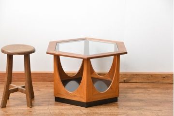北欧家具 ビンテージ　G-PLAN(ジープラン)ヘキサゴンセンターテーブル(コーヒーテーブル)