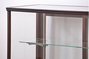 アンティーク家具　大正ロマン 高級品 古い桜材の上質なガラスケース(ショーケース)