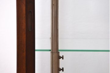 アンティーク家具　大正ロマン 高級品 古い桜材の上質なガラスケース(ショーケース)