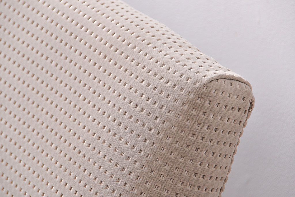 レトロ家具　昭和レトロ 座面張り替え済み　シンプルなアンティークソファ