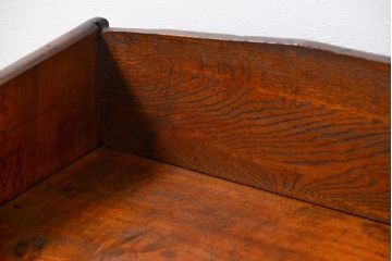 アンティーク家具　アンティーク 古い栓材の重厚なローチェスト(引き出し、ドロワー)