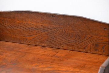 アンティーク家具　アンティーク 古い栓材の重厚なローチェスト(引き出し、ドロワー)