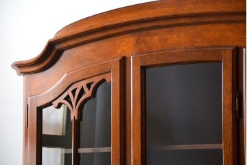 中古　ドイツMAN社製　高級2段重ねキャビネット(カップボード、収納棚)