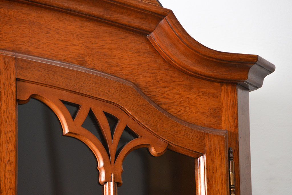 中古　ドイツMAN社製　高級2段重ねキャビネット(カップボード、収納棚)