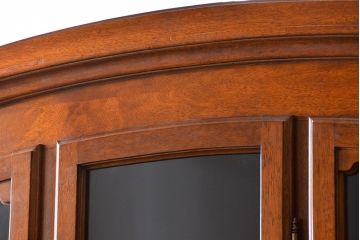 中古　ドイツMAN社製　高級2段重ねキャビネット(カップボード、収納棚)