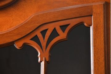 中古　ドイツMAN社製　高級2段重ねキャビネット(カップボード、収納棚)