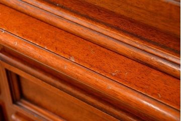 中古　ドイツMAN社製　高級2段重ねキャビネット(カップボード、収納棚)