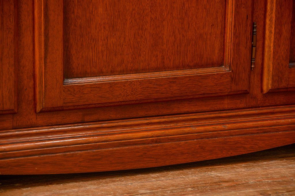 中古　ドイツMAN社製　高級2段重ねキャビネット(カップボード、収納棚)