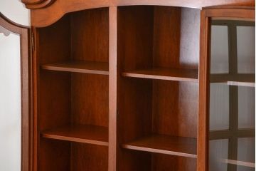 中古　ドイツMAN社製　高級2段重ねキャビネット(カップボード、収納棚)