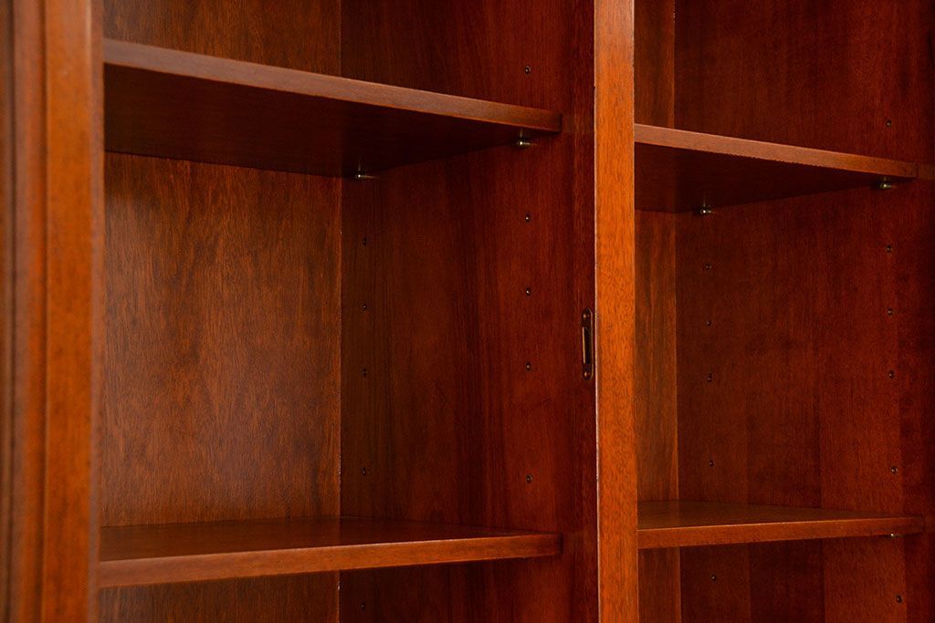 中古　ドイツMAN社製　高級2段重ねキャビネット(カップボード、収納棚)