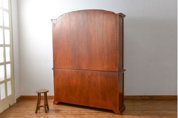 中古　ドイツMAN社製　高級2段重ねキャビネット(カップボード、収納棚)