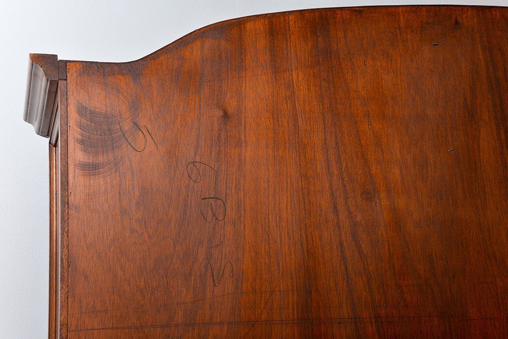 中古　ドイツMAN社製　高級2段重ねキャビネット(カップボード、収納棚)