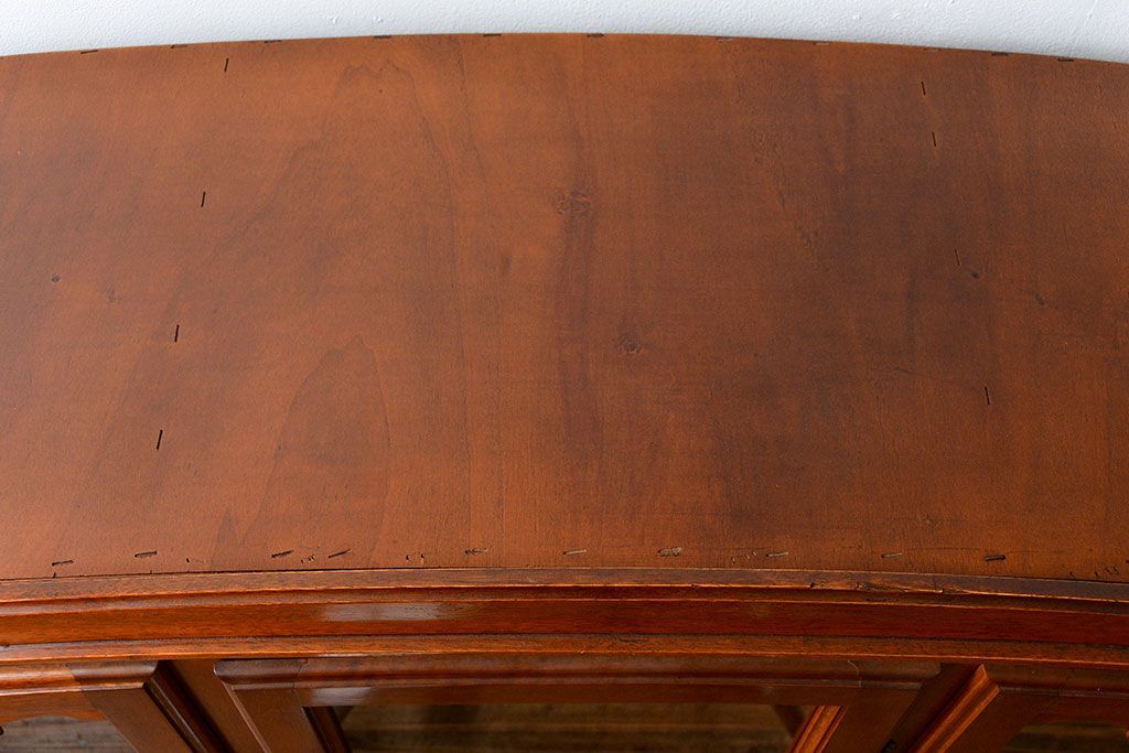 中古　ドイツMAN社製　高級2段重ねキャビネット(カップボード、収納棚)