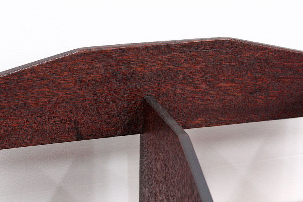 アンティーク家具　アンティーク 古い木の引き出し付き本立て　2個セット