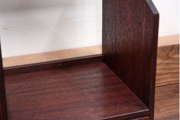 アンティーク家具　アンティーク 古い木の引き出し付き本立て　2個セット