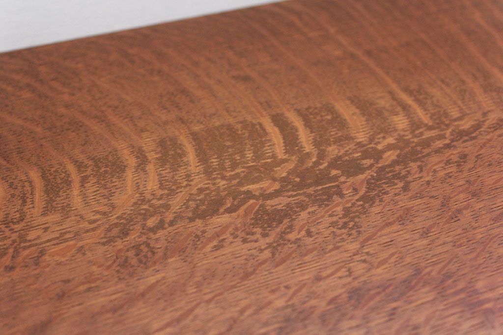 アンティーク家具　アンティーク ネームプレート取っ手のナラ材 五段小引き出し