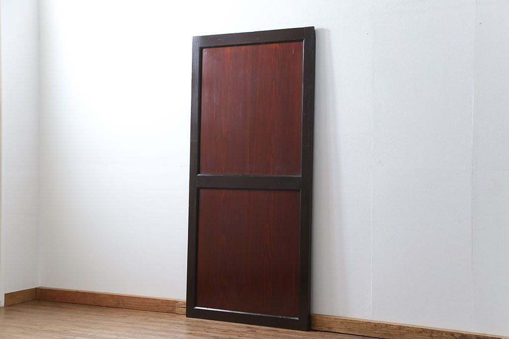 古民具・骨董 状態の良い黒枠仕上げの帯戸1枚