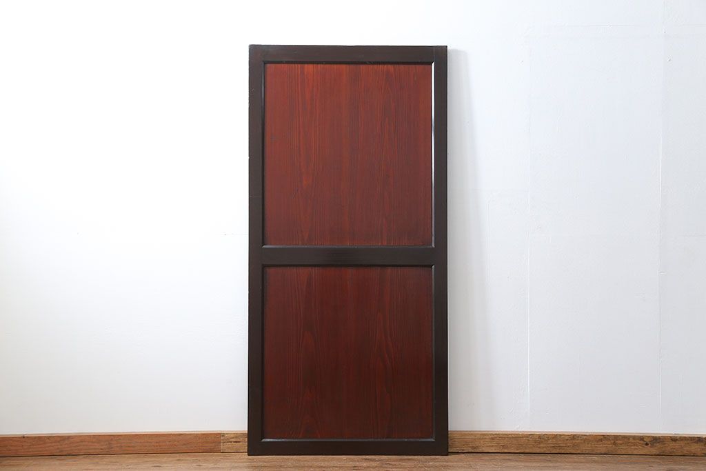 古民具・骨董 状態の良い黒枠仕上げの帯戸1枚