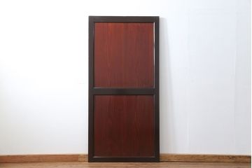 古民具・骨董 状態の良い黒枠仕上げの帯戸1枚