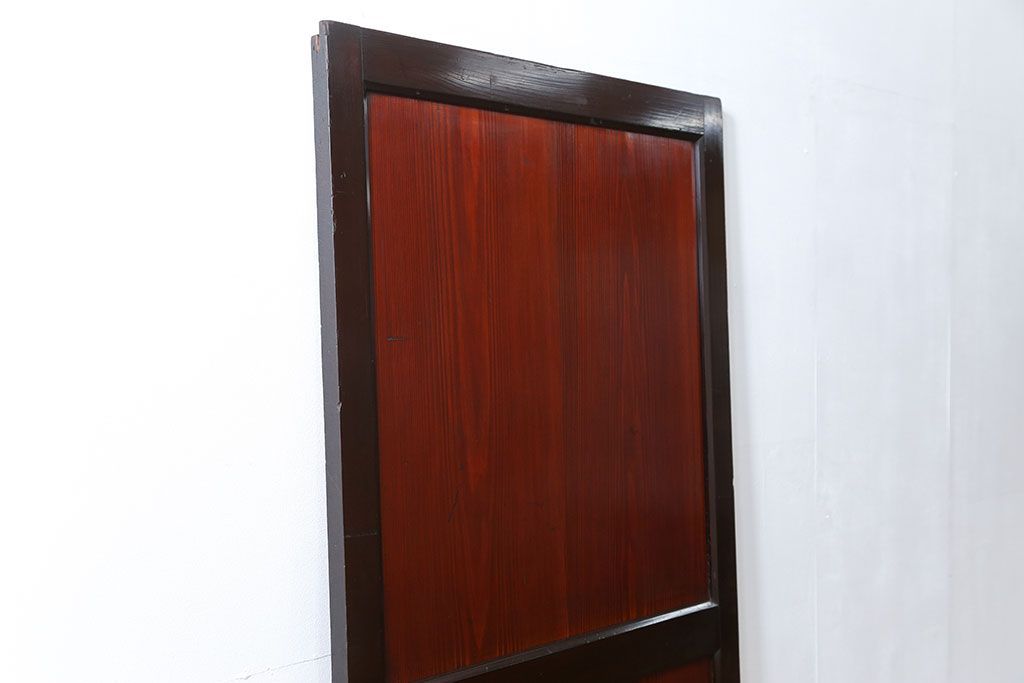 古民具・骨董 状態の良い黒枠仕上げの帯戸1枚