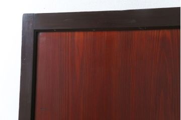 古民具・骨董 状態の良い黒枠仕上げの帯戸1枚