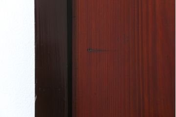 古民具・骨董 状態の良い黒枠仕上げの帯戸1枚