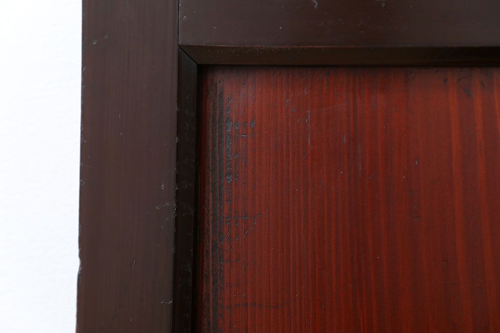 古民具・骨董 状態の良い黒枠仕上げの帯戸1枚