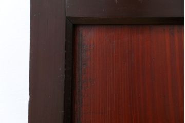 古民具・骨董 状態の良い黒枠仕上げの帯戸1枚
