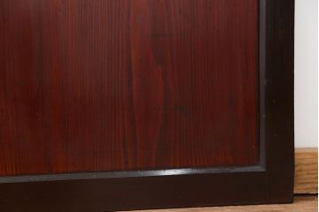 古民具・骨董 状態の良い黒枠仕上げの帯戸1枚