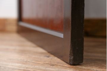 古民具・骨董 状態の良い黒枠仕上げの帯戸1枚