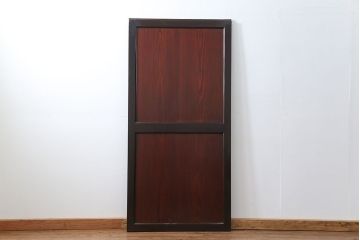 古民具・骨董 状態の良い黒枠仕上げの帯戸1枚