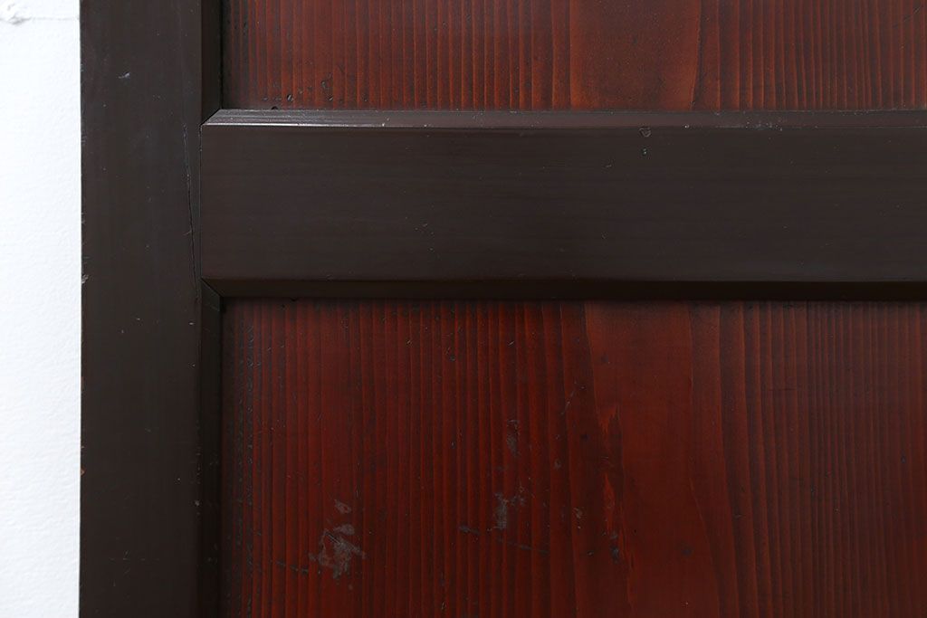 古民具・骨董 状態の良い黒枠仕上げの帯戸1枚