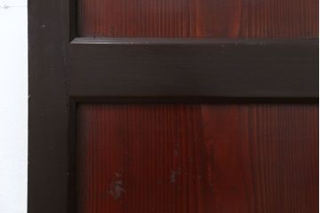 古民具・骨董 状態の良い黒枠仕上げの帯戸1枚