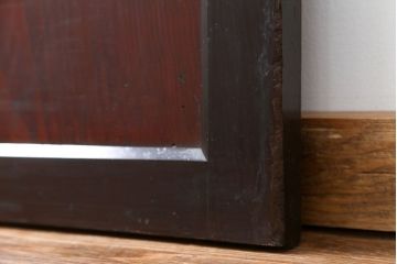 古民具・骨董 状態の良い黒枠仕上げの帯戸1枚